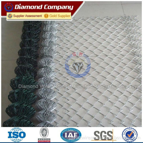 Diamond brand chain link fence for slope